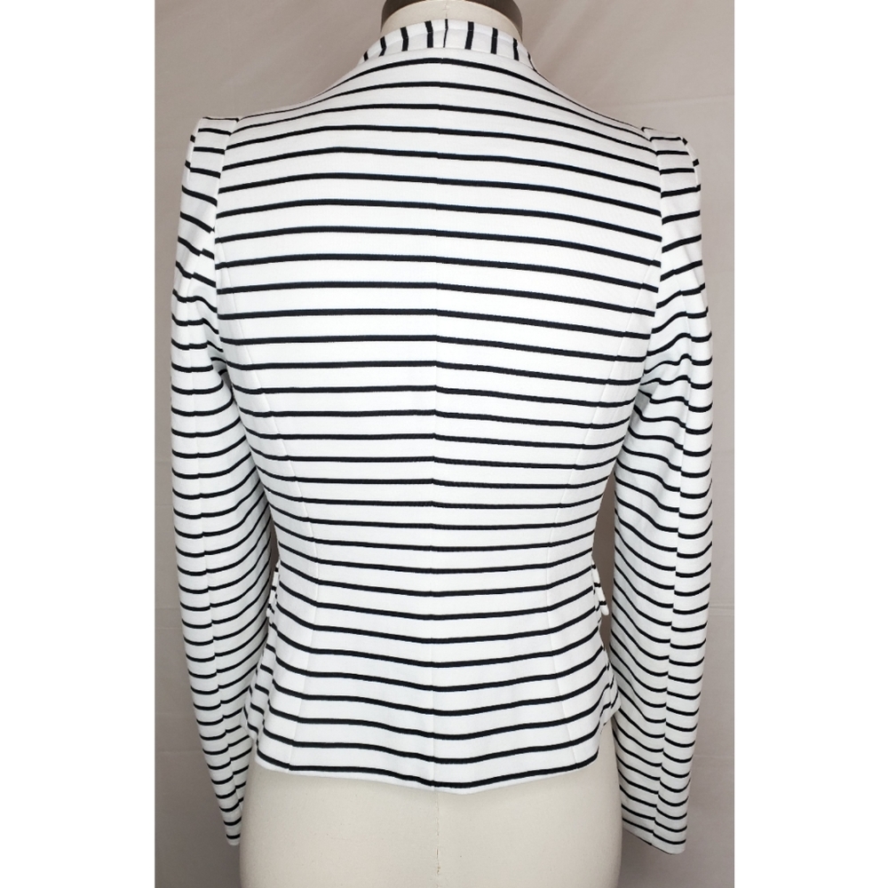 Forever 21 White Striped Blazer - Picture 4 of 8